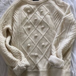 J. Crew Sweaters - “JUST IN” J. Crew cream sweater J. Crew Sweaters - “JUST IN” J. Crew cream sweater